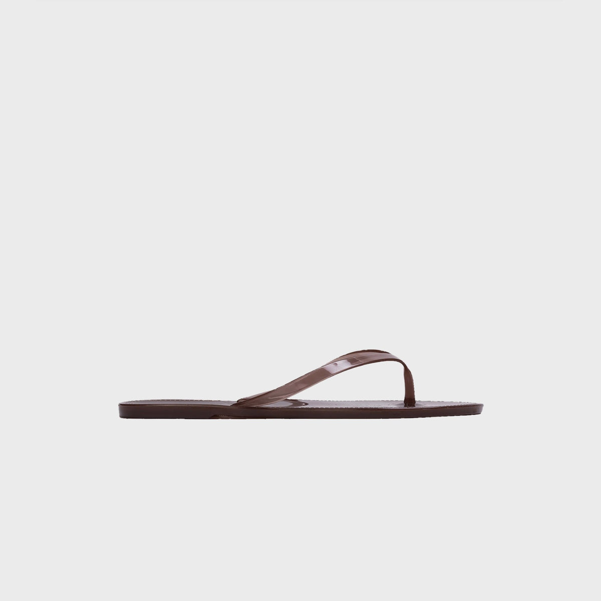 Black Suede Studio Crystal Sandal - Chestnut PVC