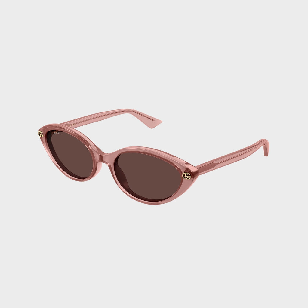 Gucci GG2110S Cat-Eye Sunglasses - Pink / Brown