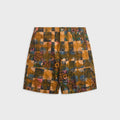Engineered Garments Multi Pattern Patchwork Fatigue Short - Olive