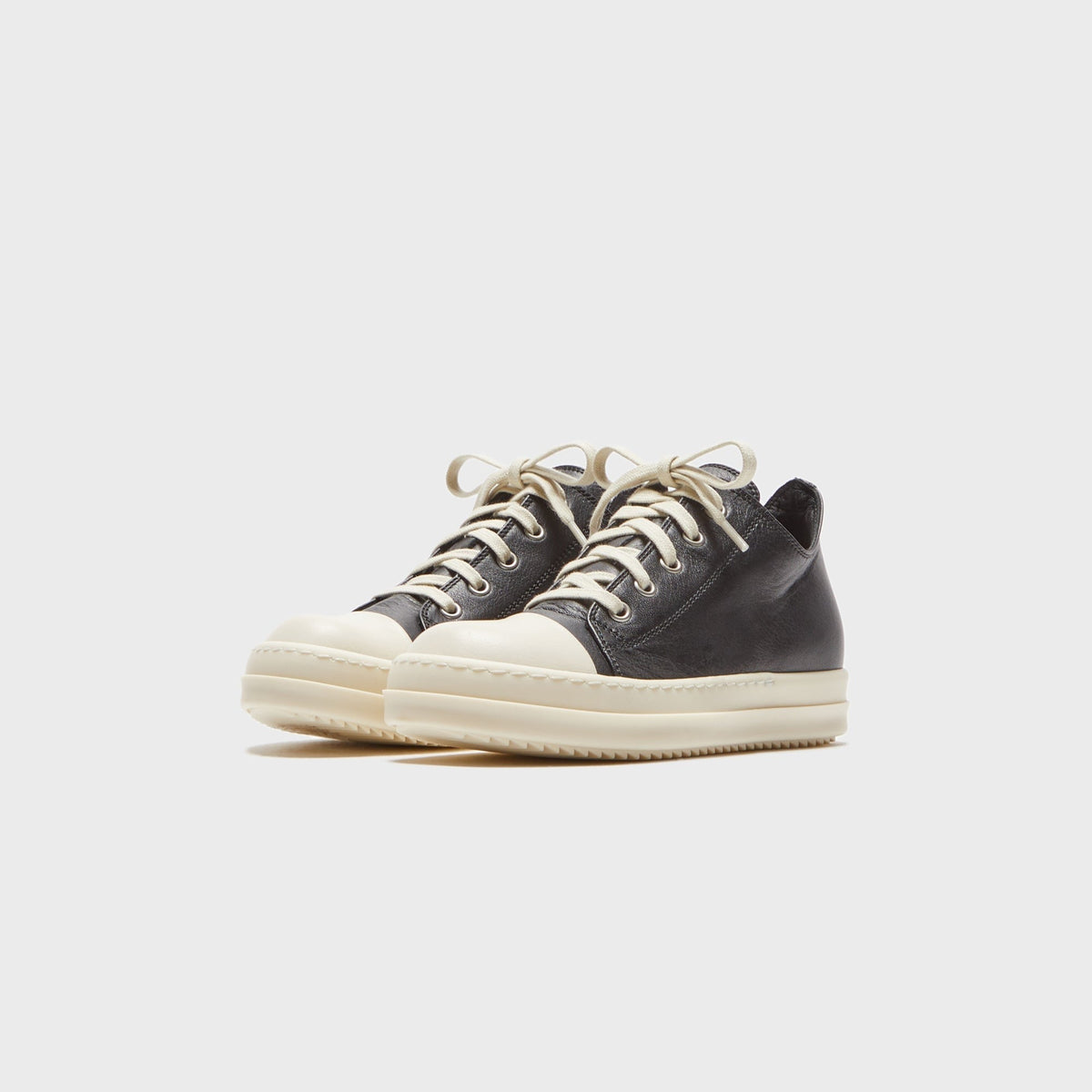 Rick Owens Kids Low Sneaks - Black / Milk