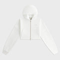 Kith Women Hendler Cropped Hoodie - White