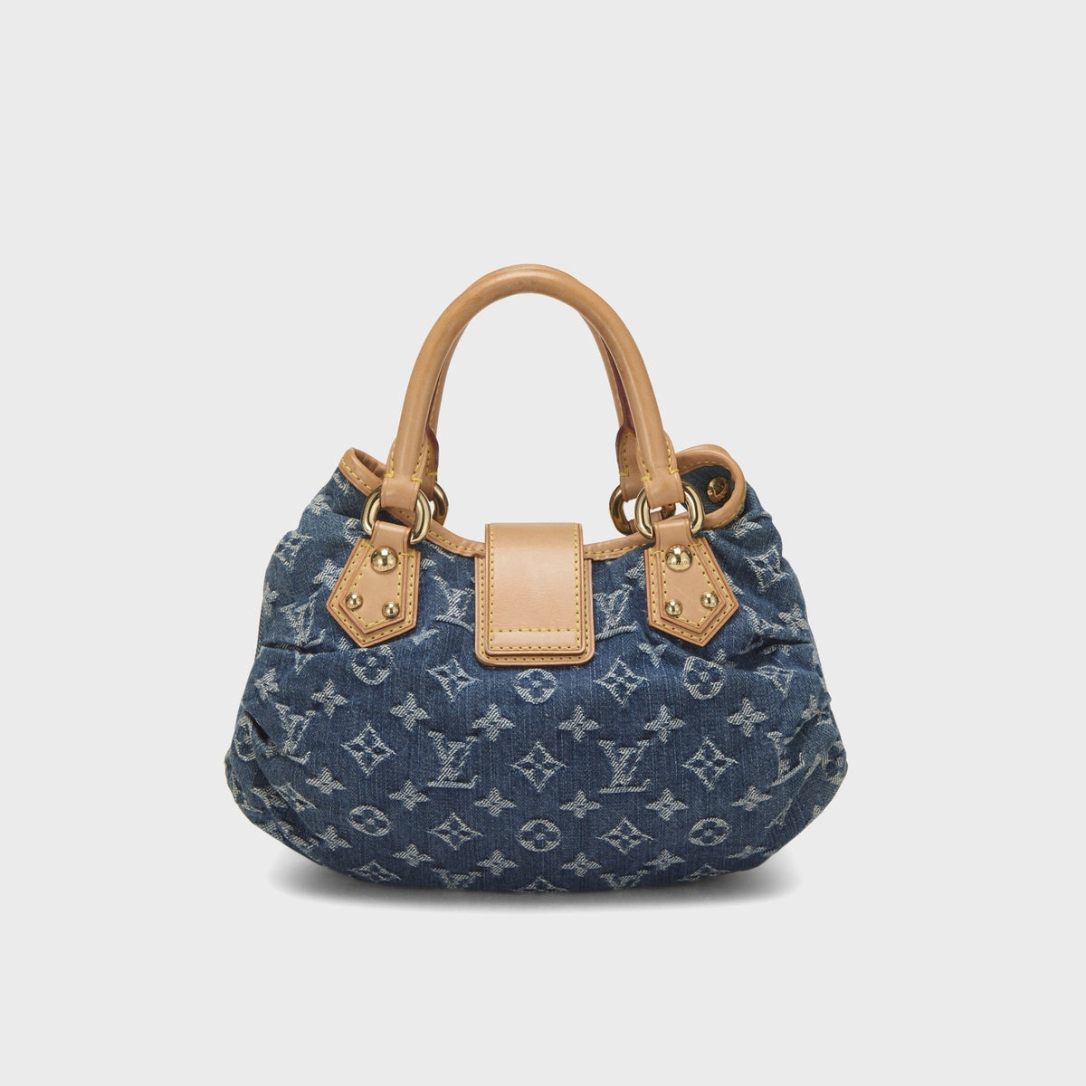 WGACA Louis Vuitton Denim Pleaty Bag - Blue