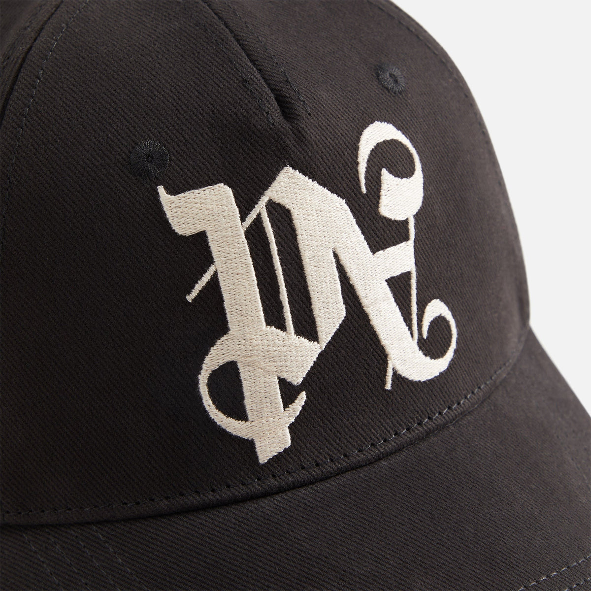 Palm Angels PA Monogram Cap - Black / Off White