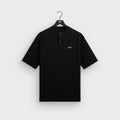 Kith Micro Waffle Tristan Henley - Black