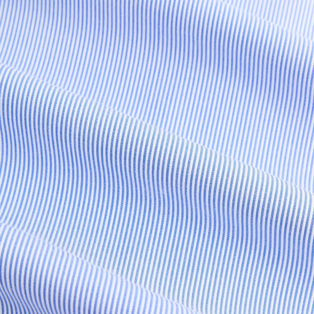 Kith Textured Microstripe Ian Popover Shirt - Marina