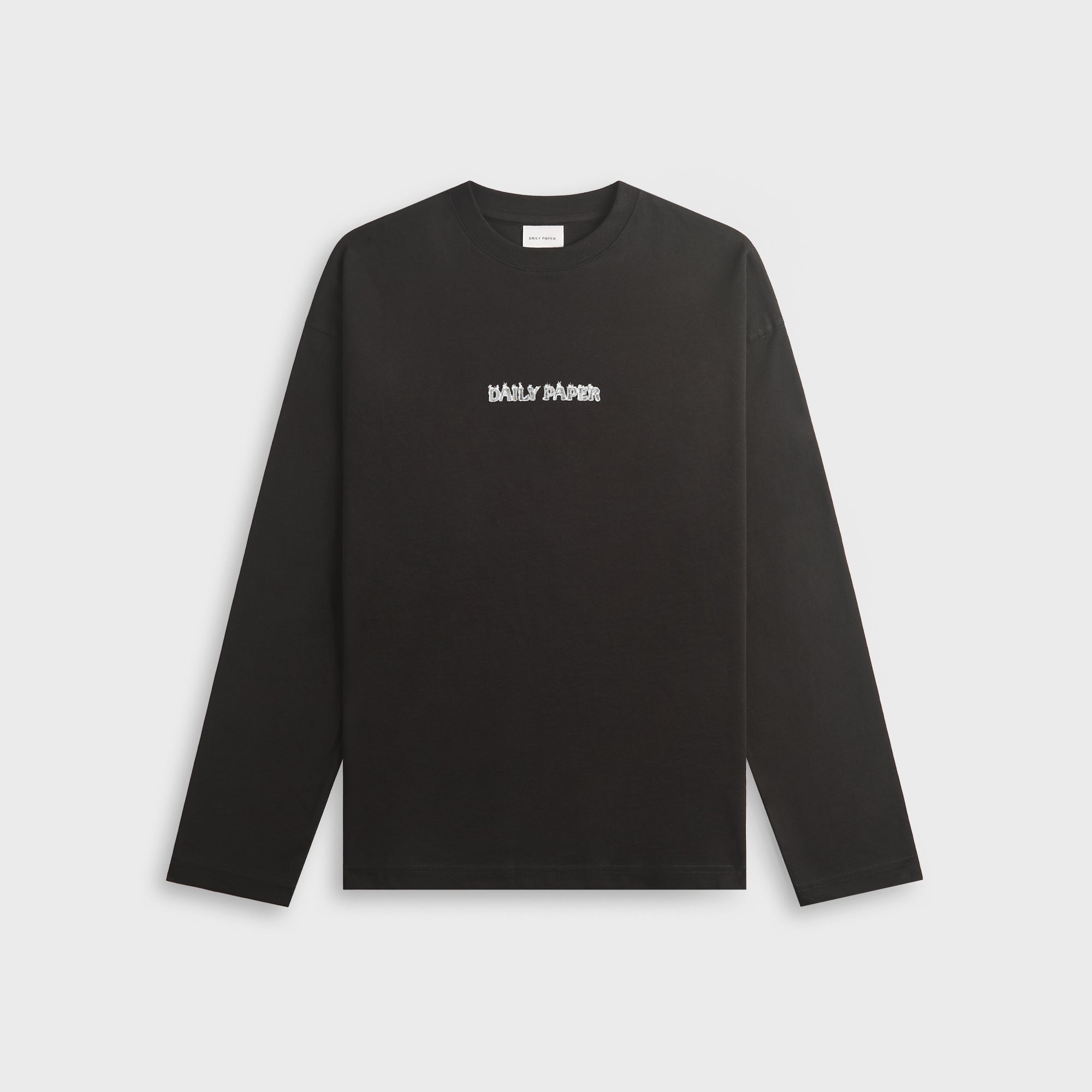 Daily Paper Burning Shield Long Sleeve Tee - Black