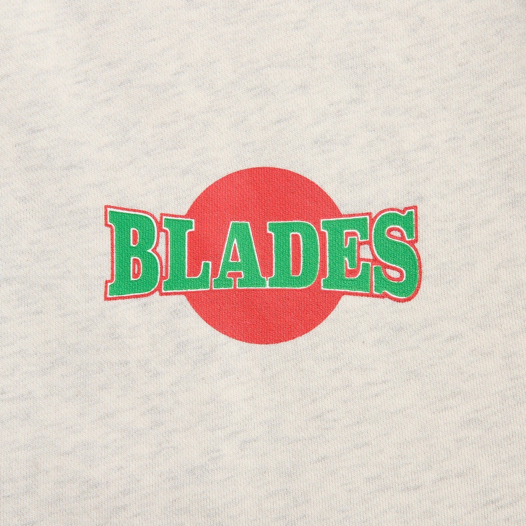 Metalwood Blades Gym Zip Hooded Sweatshirt - Heather Grey