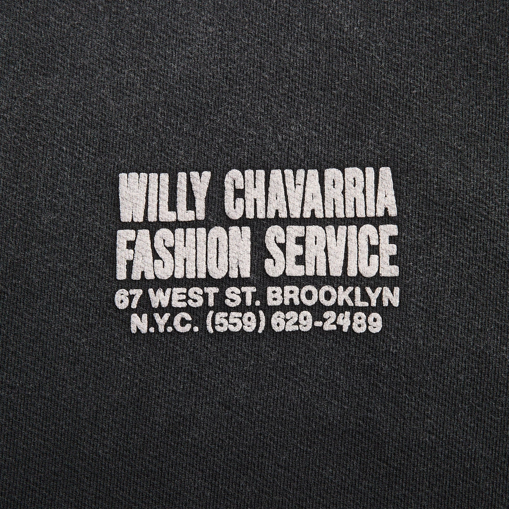 Willy Chavarria Fashion Services Hooligan Hoodie - Black
