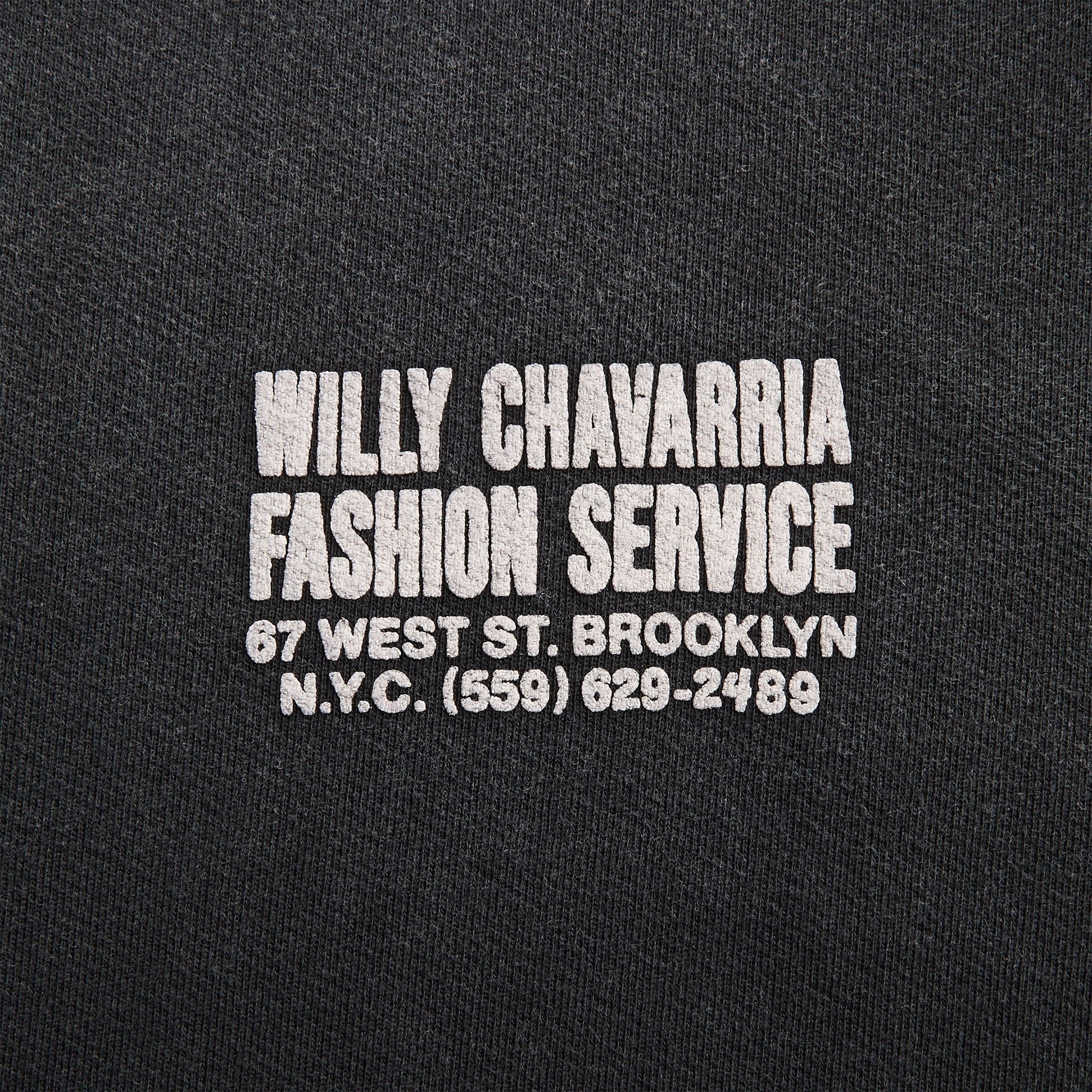 Willy Chavarria Fashion Services Hooligan Hoodie - Black