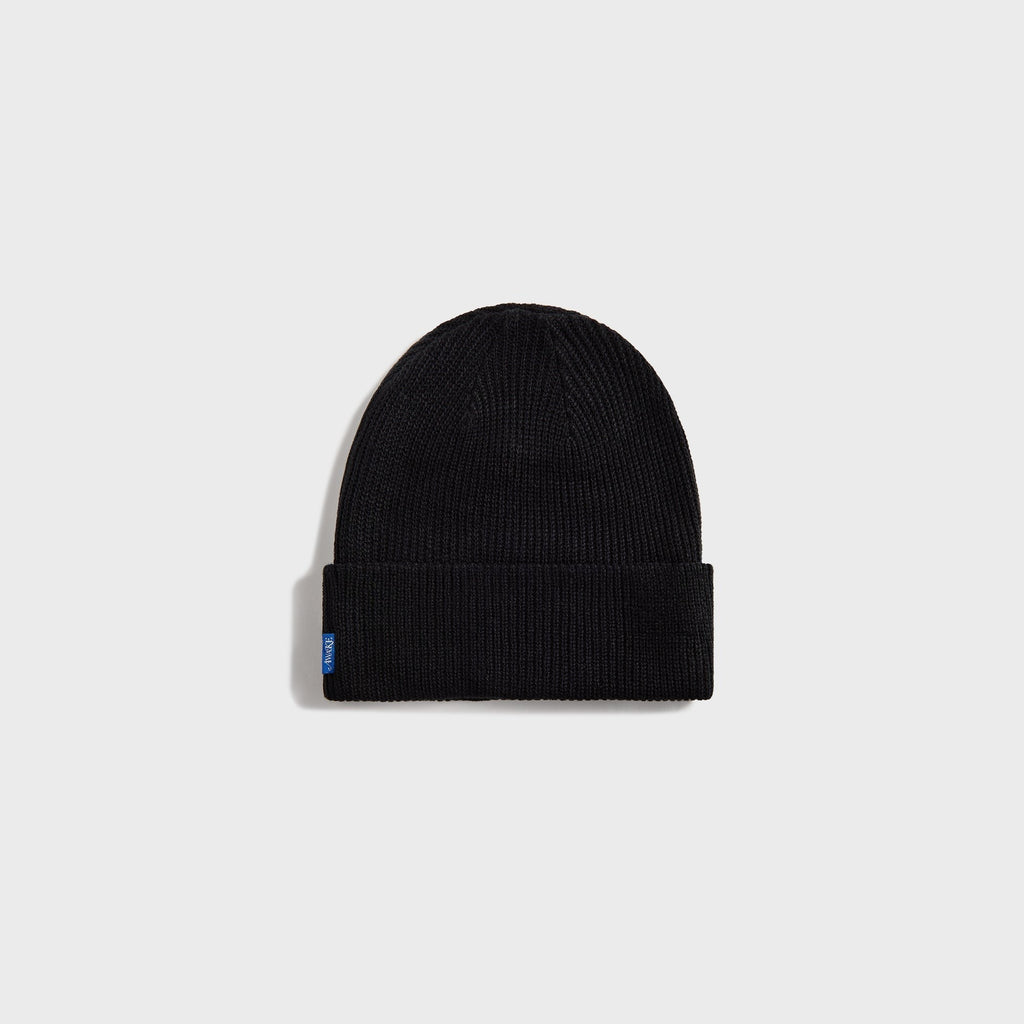 Awake NY Loose Gauge Knit Beanie - Black