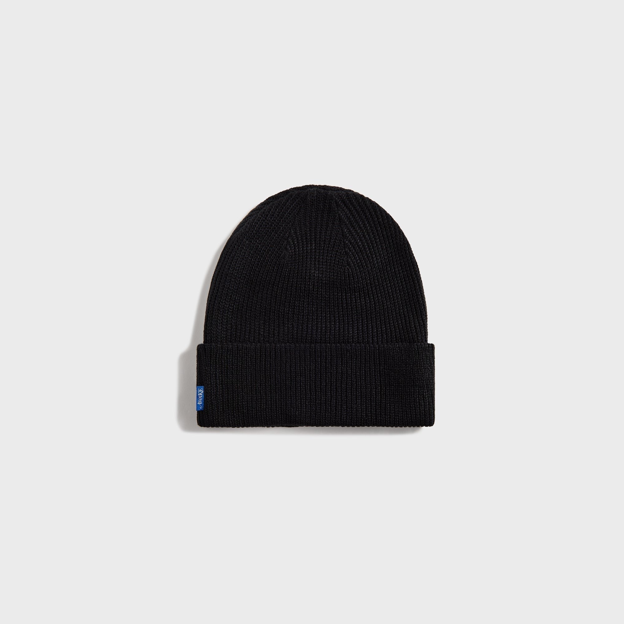 Awake NY Loose Gauge Knit Beanie - Black