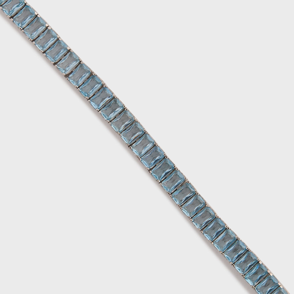Hatton Labs Rectangular Tennis Bracelet - Topaz