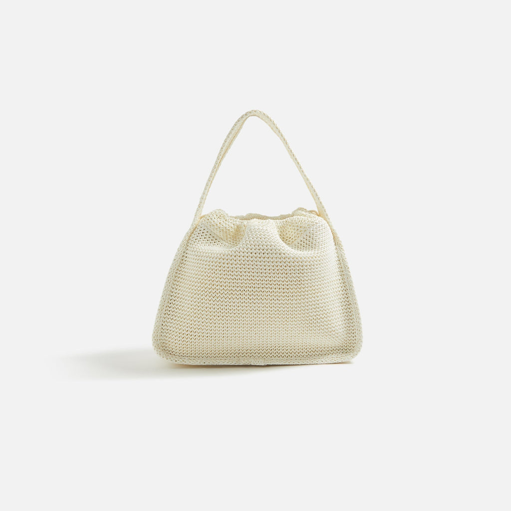 Alexander Wang Ryan Large Raffia Bag - Off-White