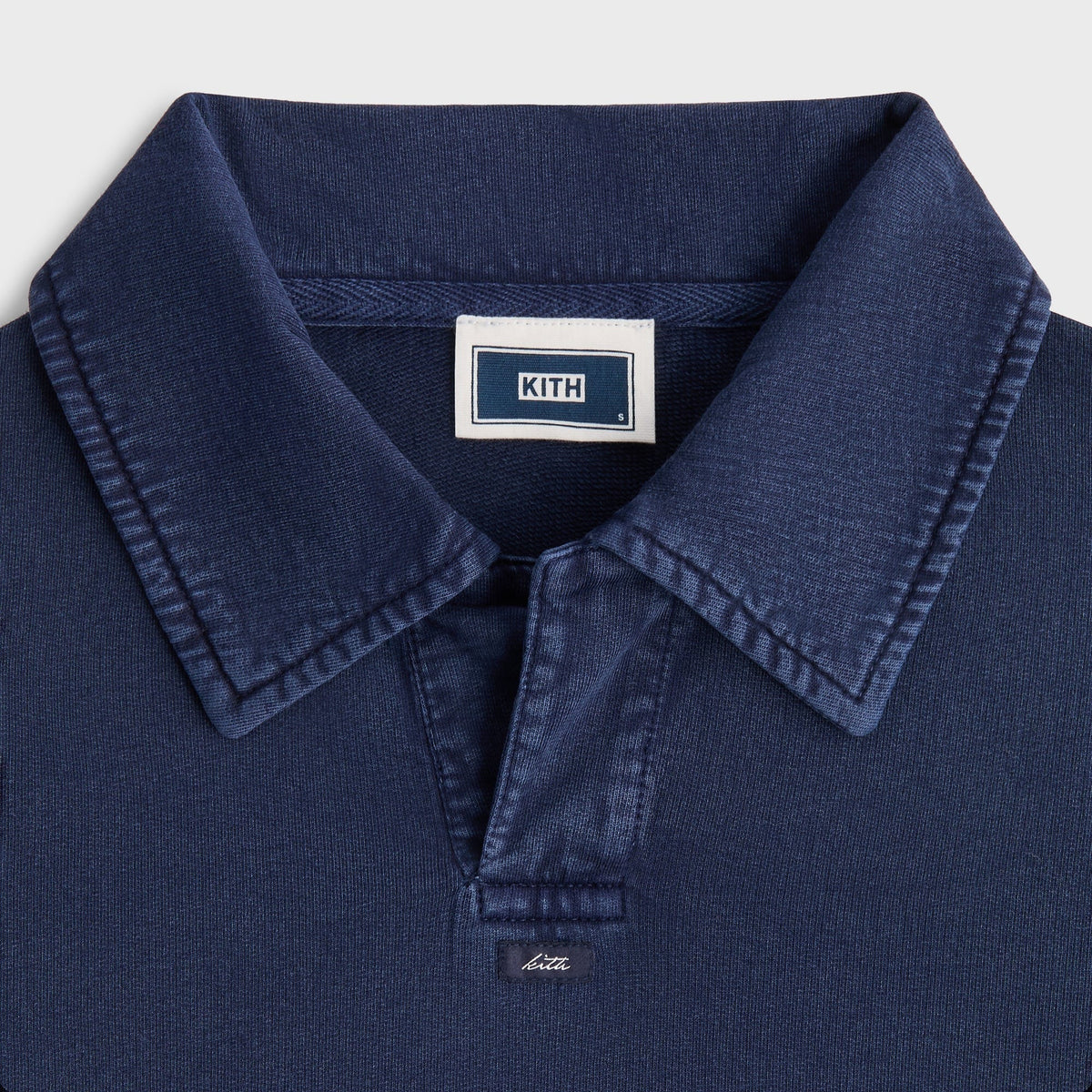 Kith Indigo Micro Fleece Nelson Pullover - Dark Indigo