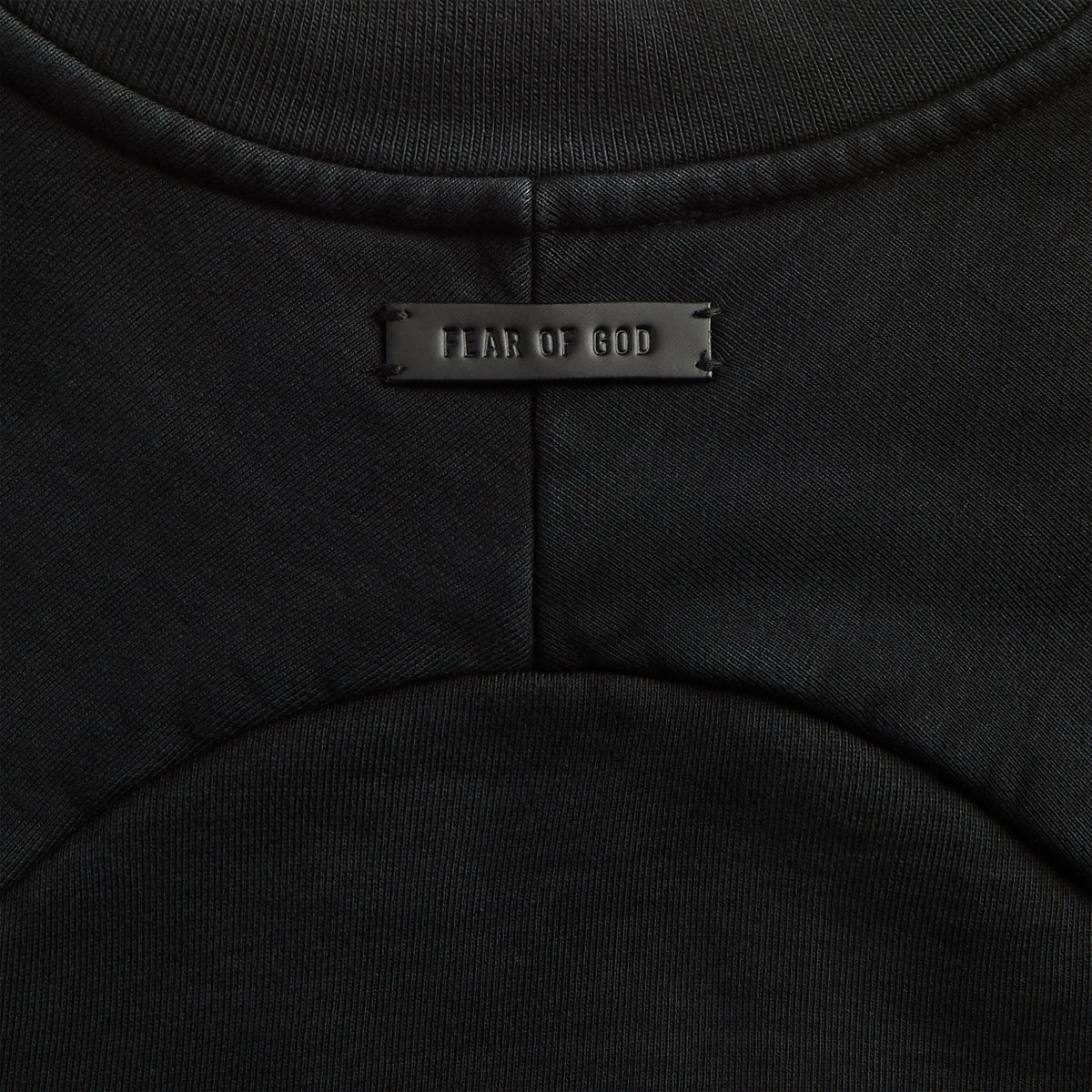 Fear of God Sunfaded Classic Half Raglan Sweatshirt - Black