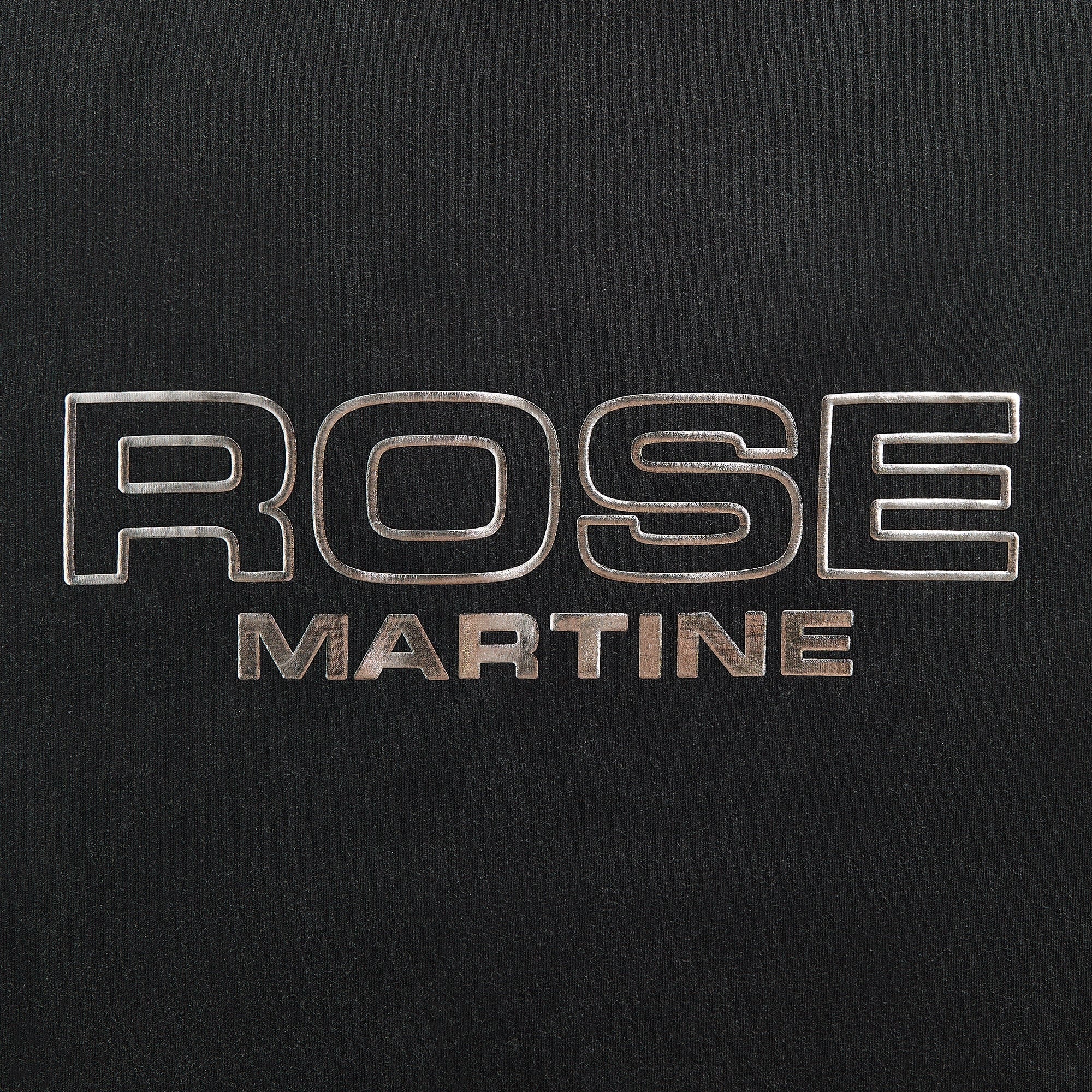 Martine Rose Classic Tee - Black Rose Outline