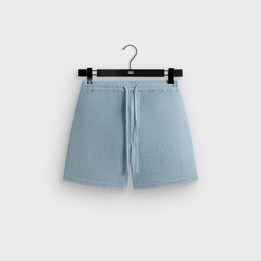 Kith Soft Woven Curtis Short - Light Indigo