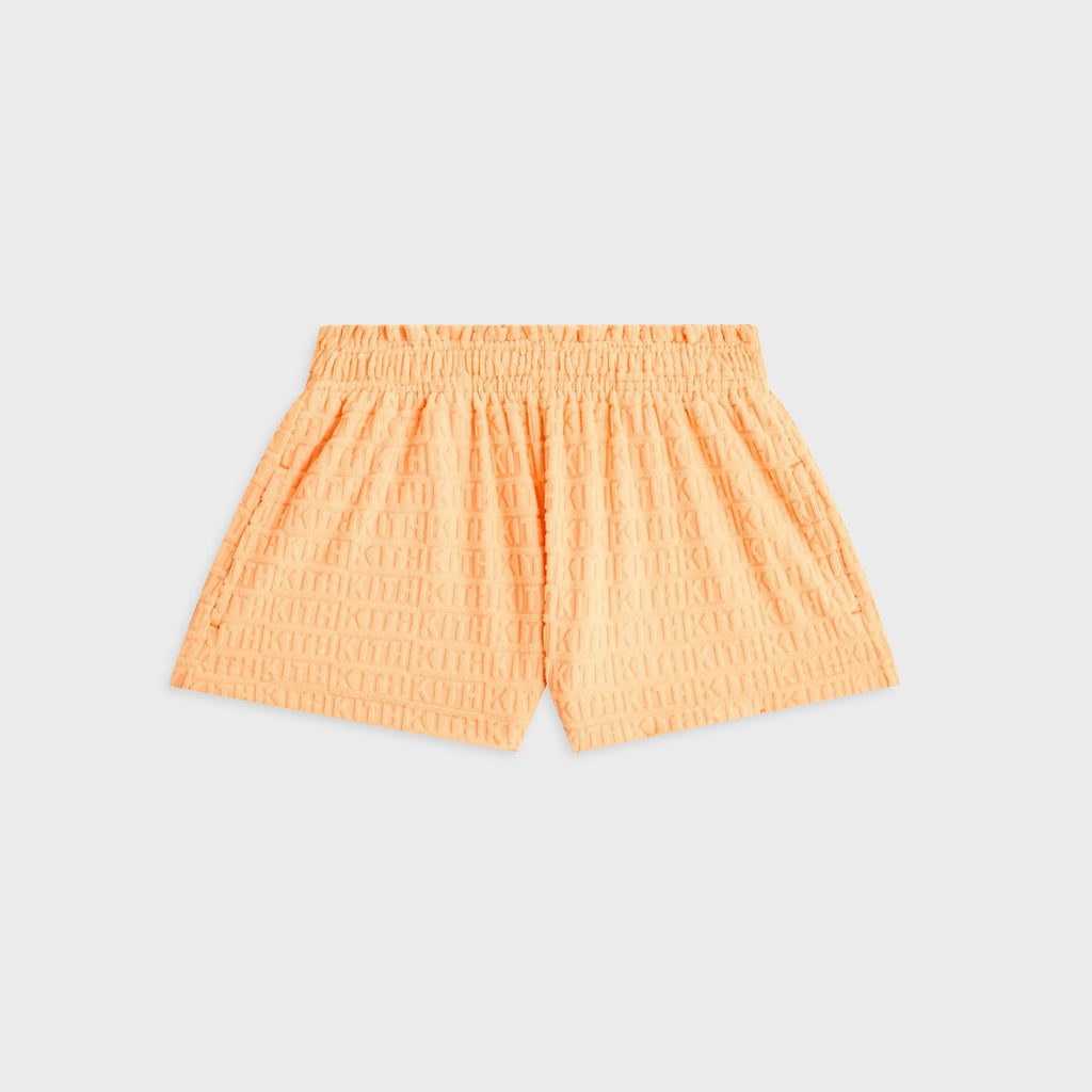 Kith Kids Textured Monogram Jazmyn Short - Sorbet