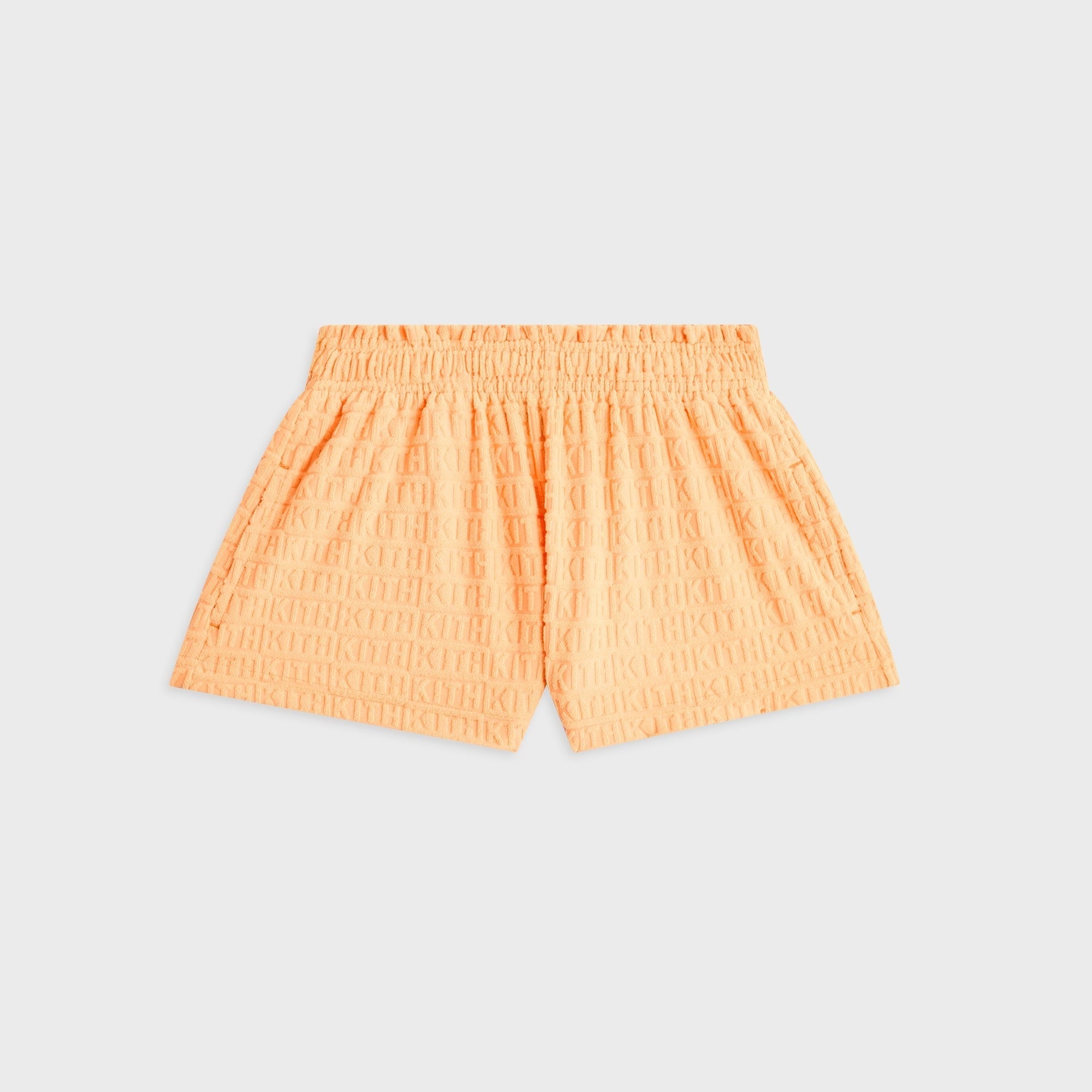 Kith Kids Textured Monogram Jazmyn Short - Sorbet