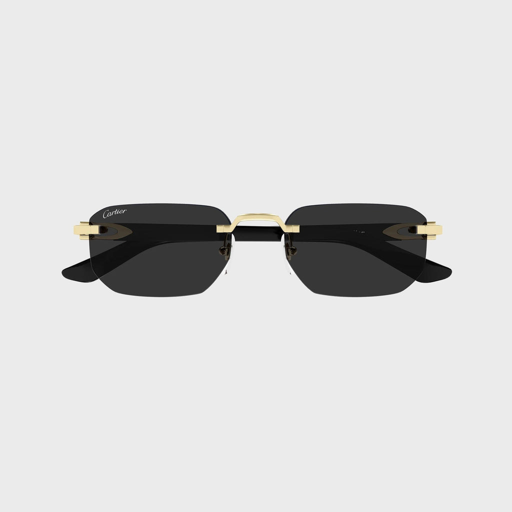 Cartier Decor C Sunglasses - Gold / Black / Grey
