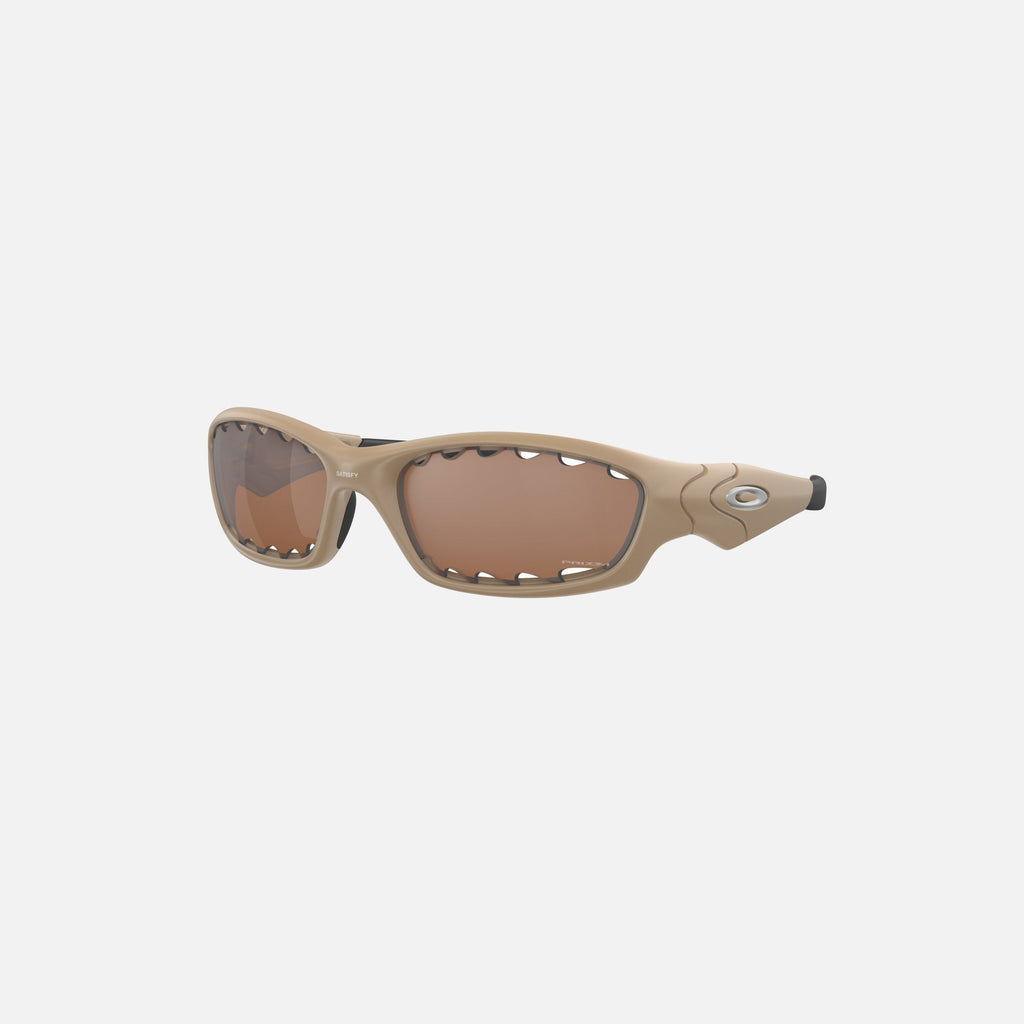 Oakley x SATISFY Straight Jacket - Matte Terrain Tan / Prizm