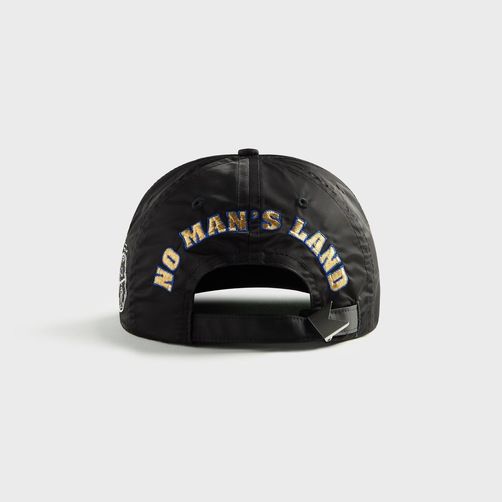 Rhude Chrono Logo Embroidered Trucker Hat - Black / Blue / Gold