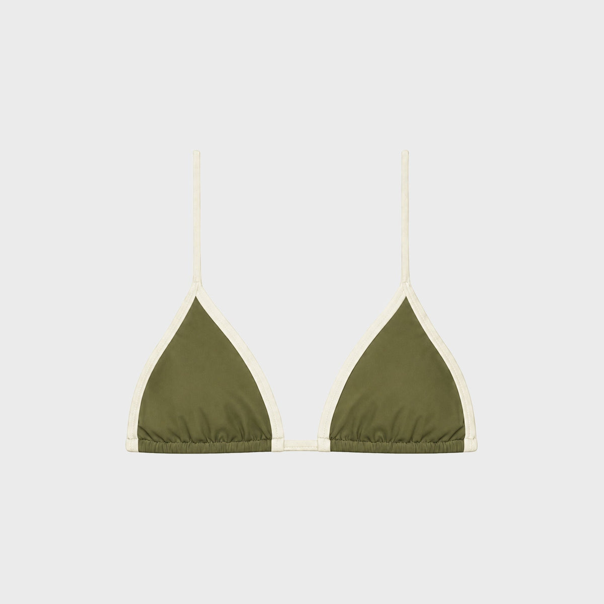 JADE Via Top - Olive / Ivory