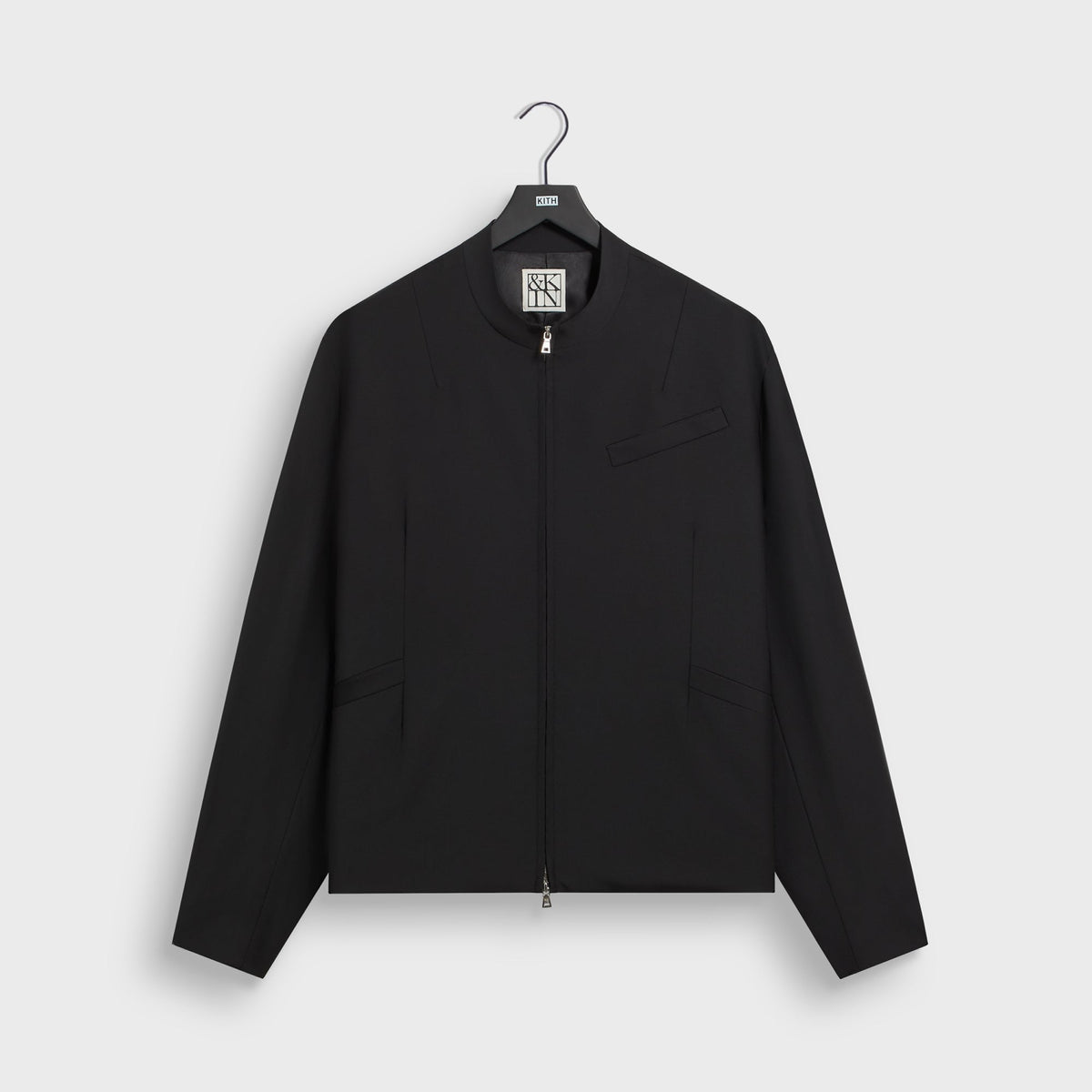 &Kin Tropical Wool Denez Jacket - Black