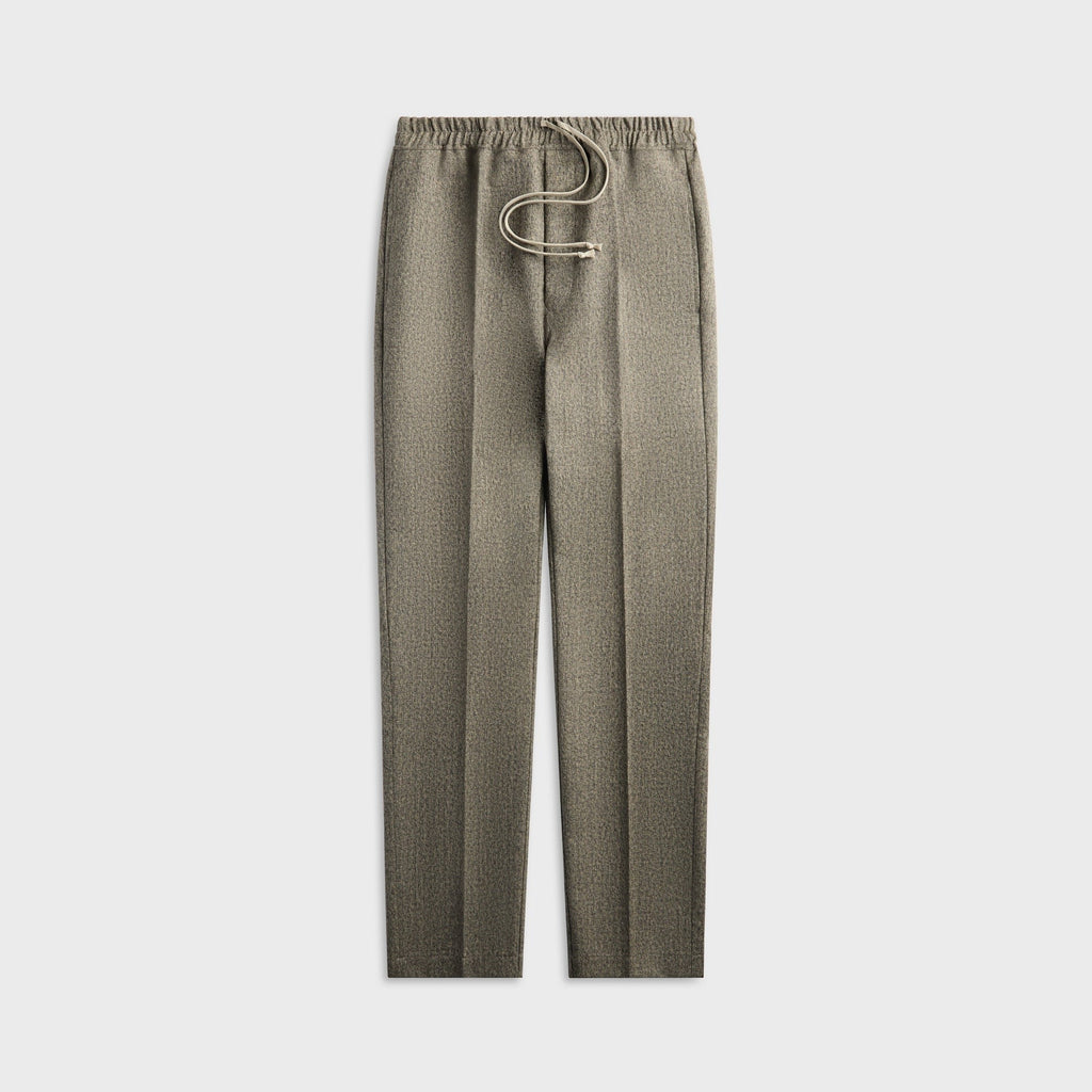 Rick Owens Drawstring Slim Long Pant - Black Melange
