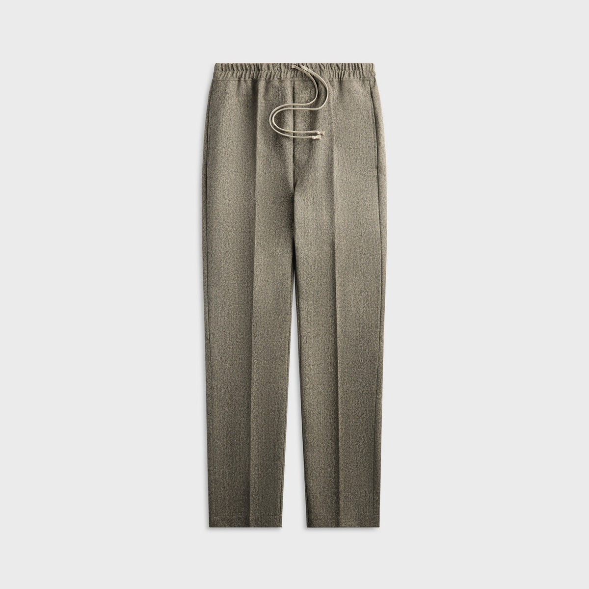 Rick Owens Drawstring Slim Long Pant - Black Melange