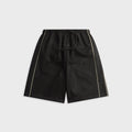 Essentials Suede Fleece Signature Relaxed Short - Vintage Black