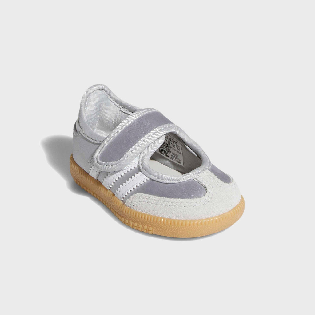 adidas TD Samba Jane - Silver Metallic / Cloud White / Gum