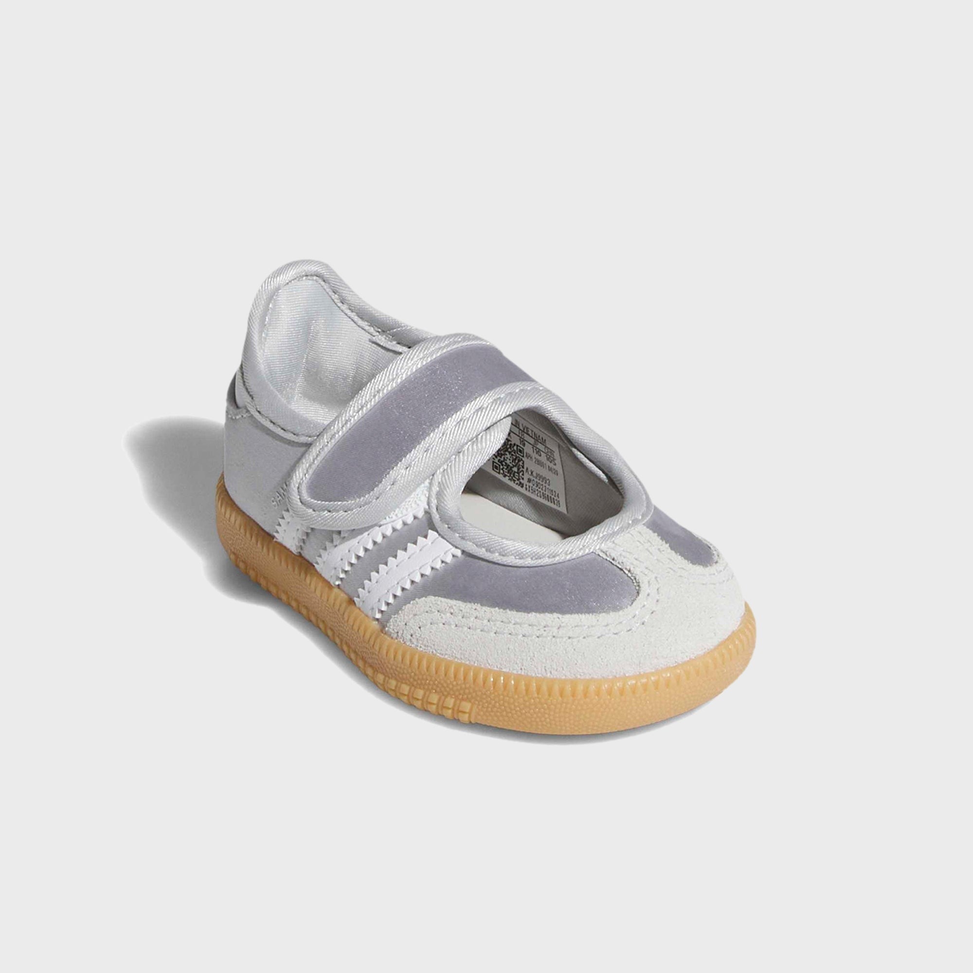 adidas TD Samba Jane - Silver Metallic / Cloud White / Gum