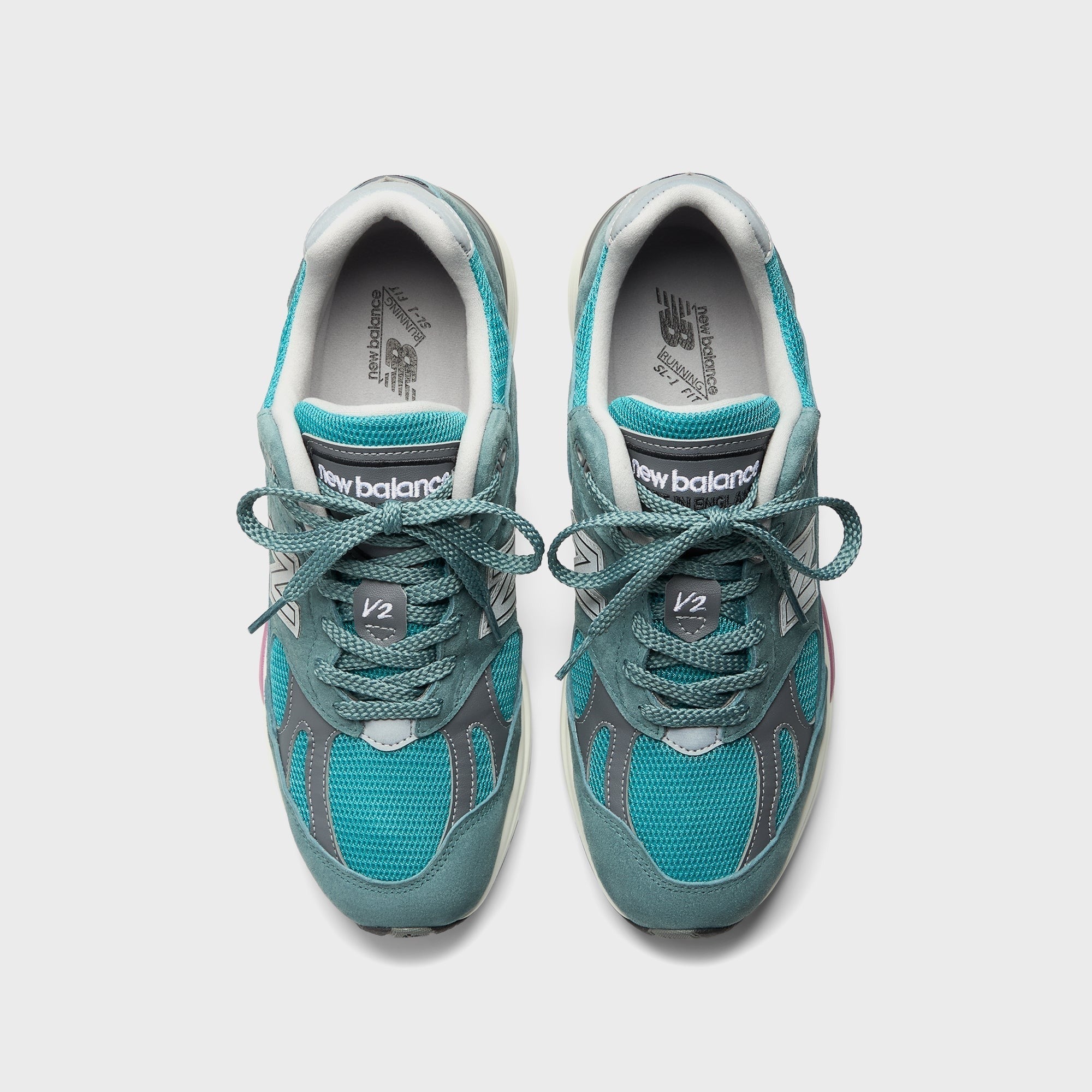 New Balance Made in UK 991v2 - Porcelain Green / Trooper / Silver