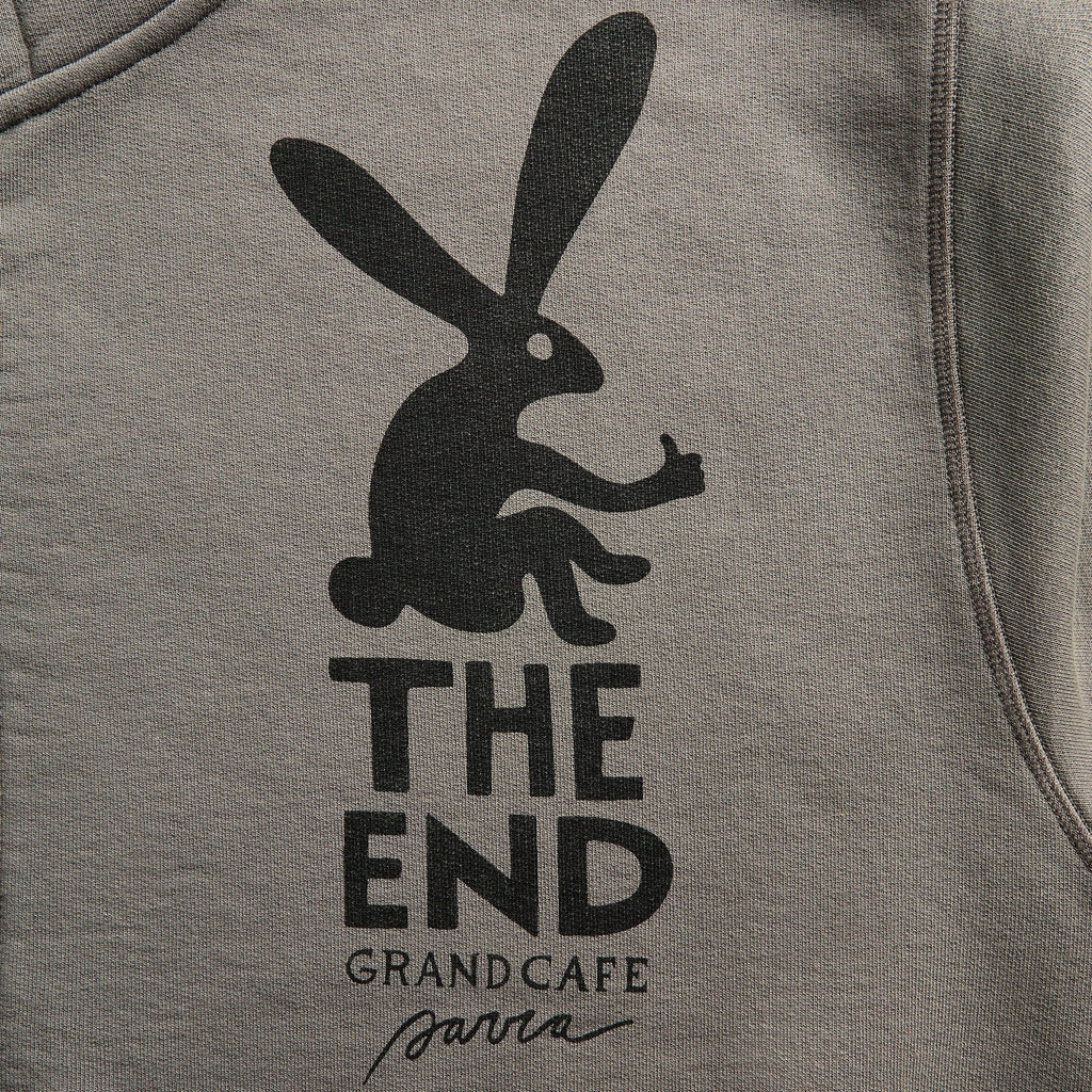 by Parra End The Bunny Zip Hooded Sweatshirt - Grey