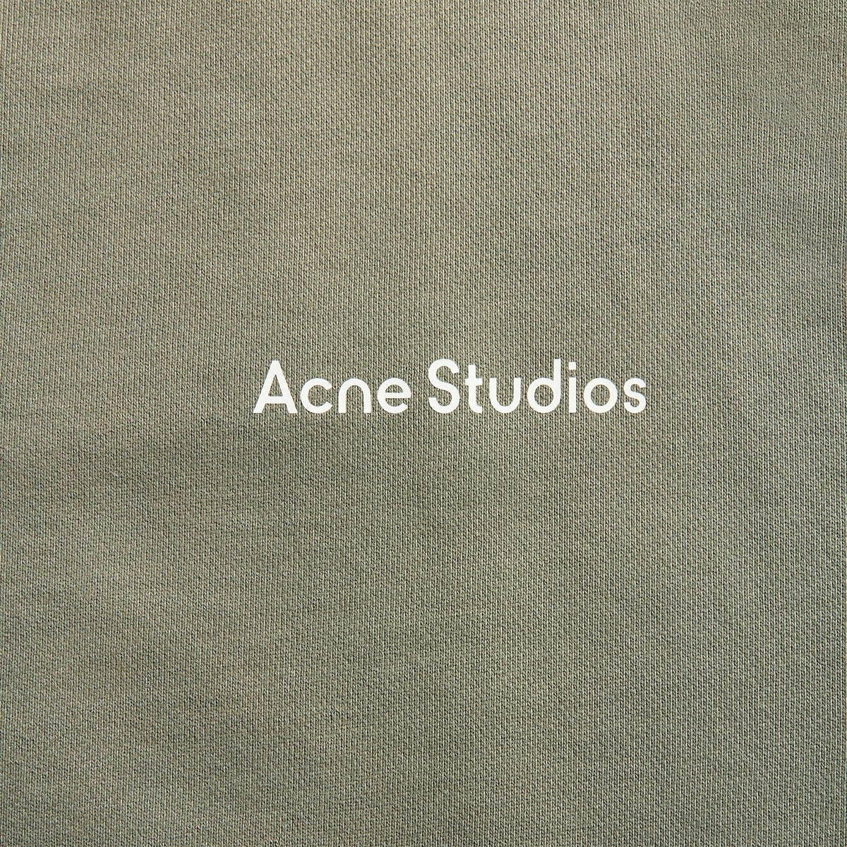 Acne Studios Mended Fleece Hoodie - Slate Grey