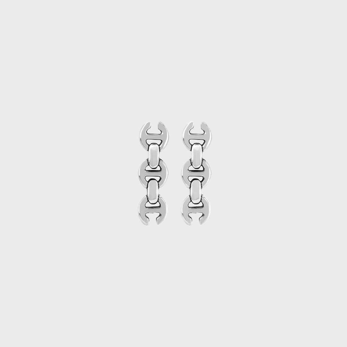 Hoorsenbuhs Toggle Stud Earrings - Silver