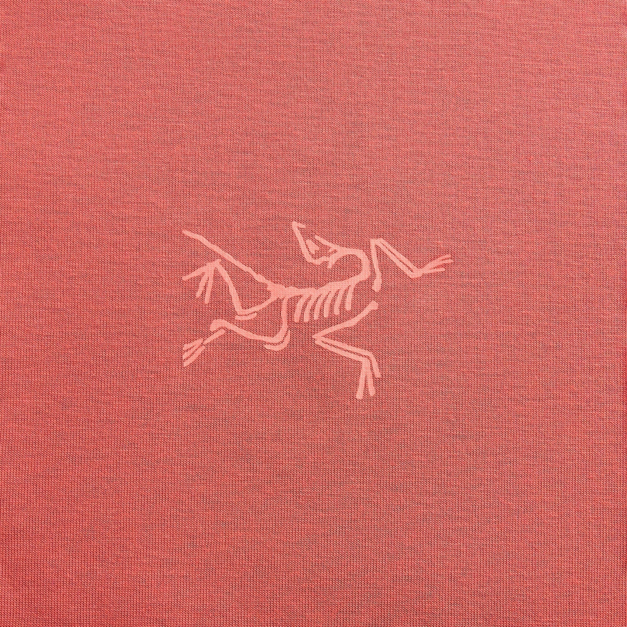 Arc'teryx Kragg SL Cotton Short Sleeve Tee - Stone Red