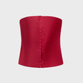 GUIZIO Satin Corset - Bordeaux
