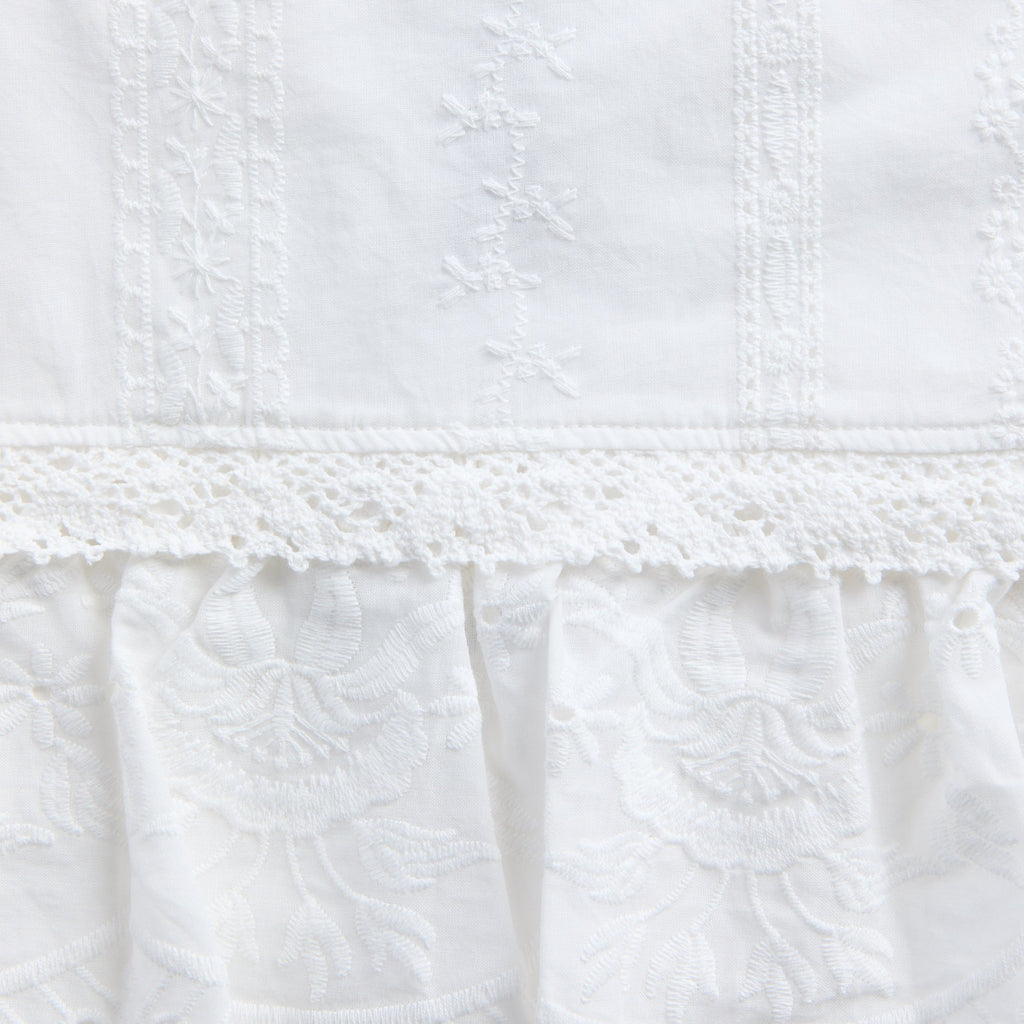 GUIZIO Aylin Mini Skirt - White