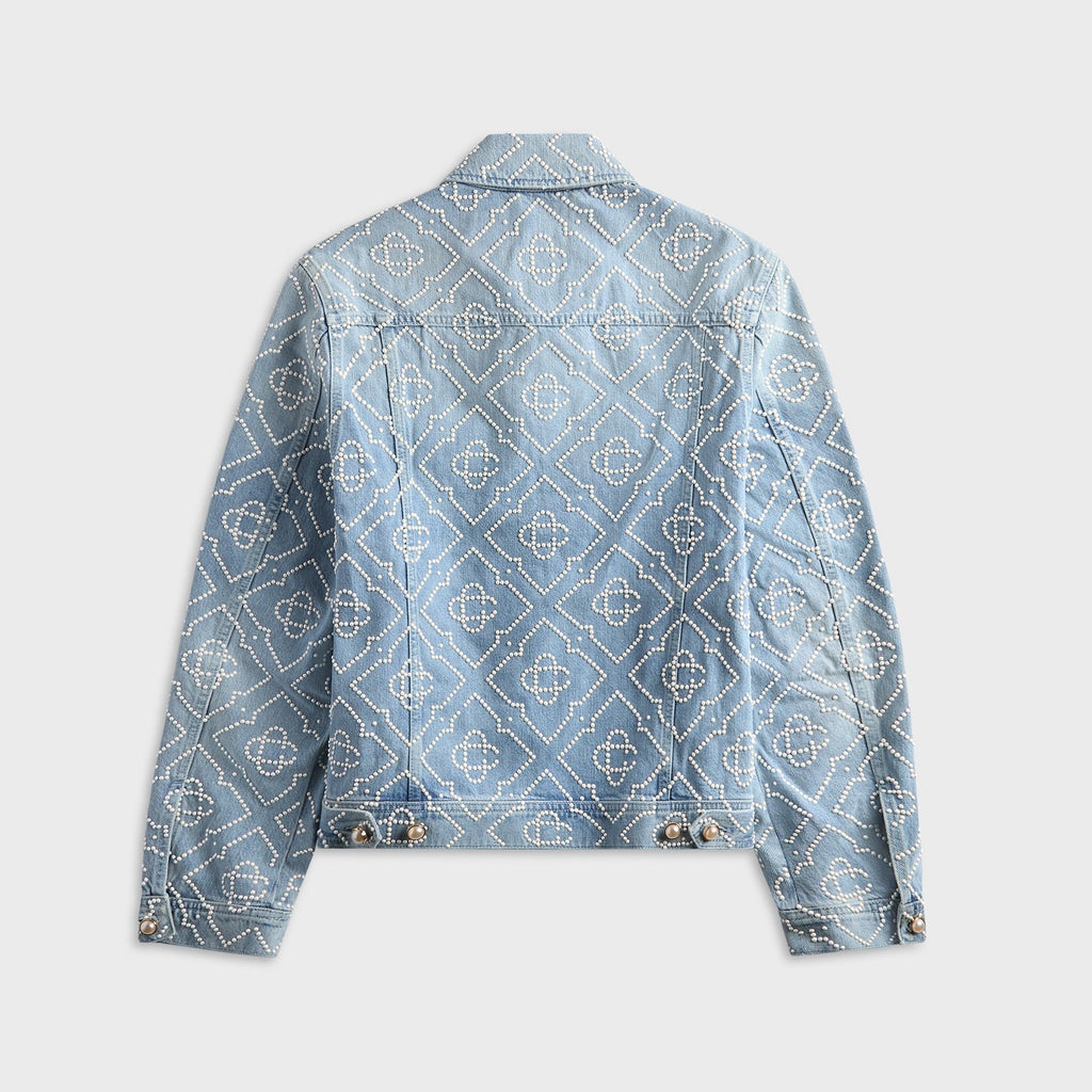 Casablanca Pearl Denim Jacket - Blue