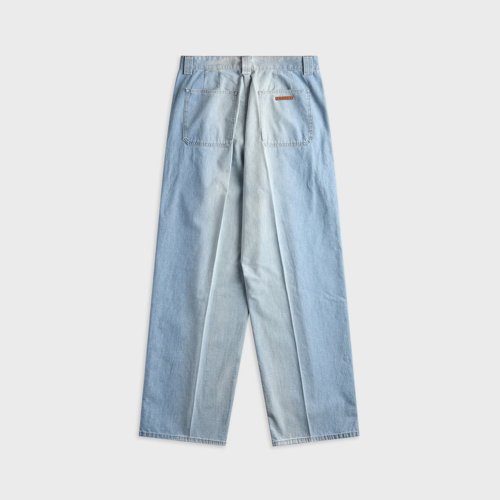 Marni Wide Leg Chambray Jean - Cloud