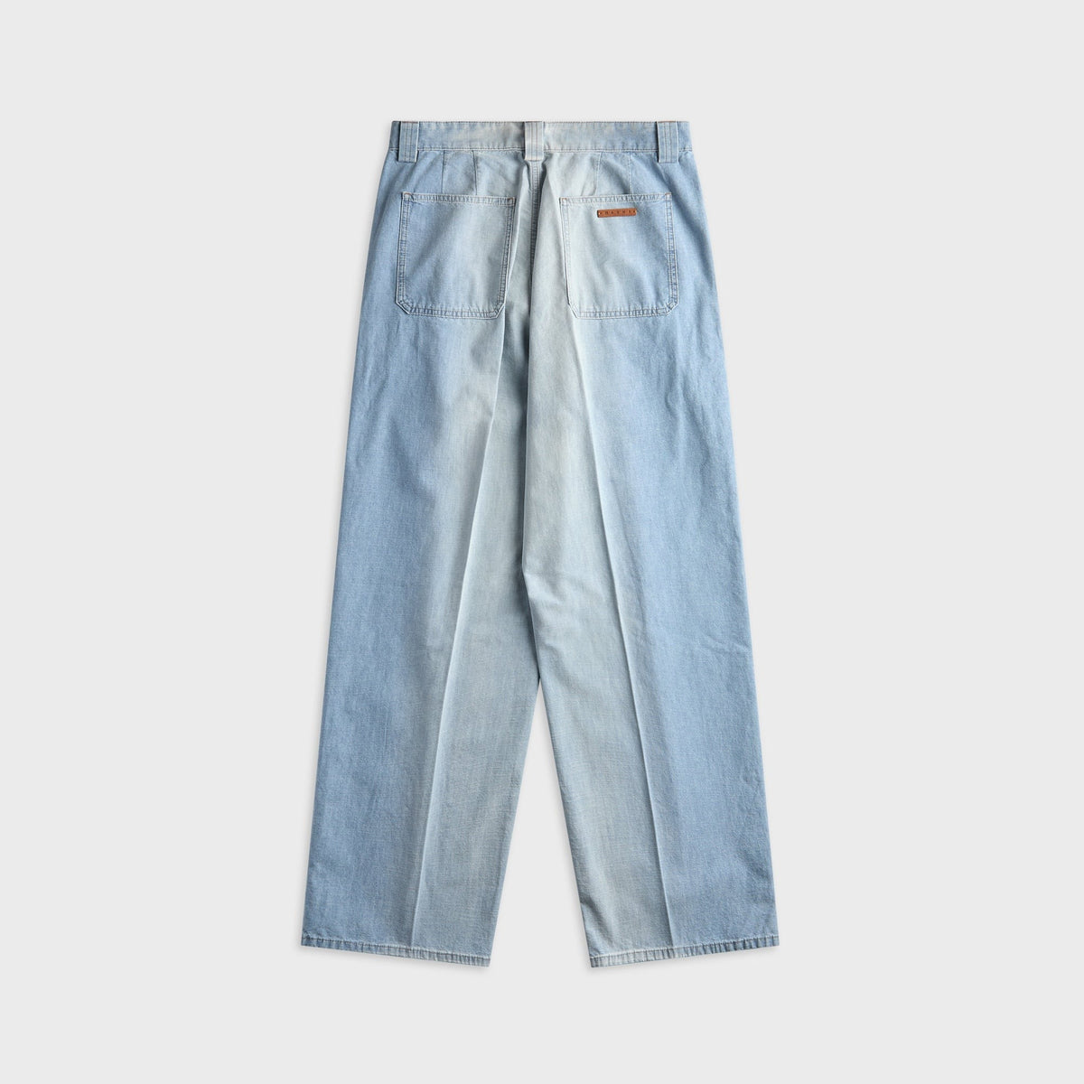 Marni Wide Leg Chambray Jean - Cloud