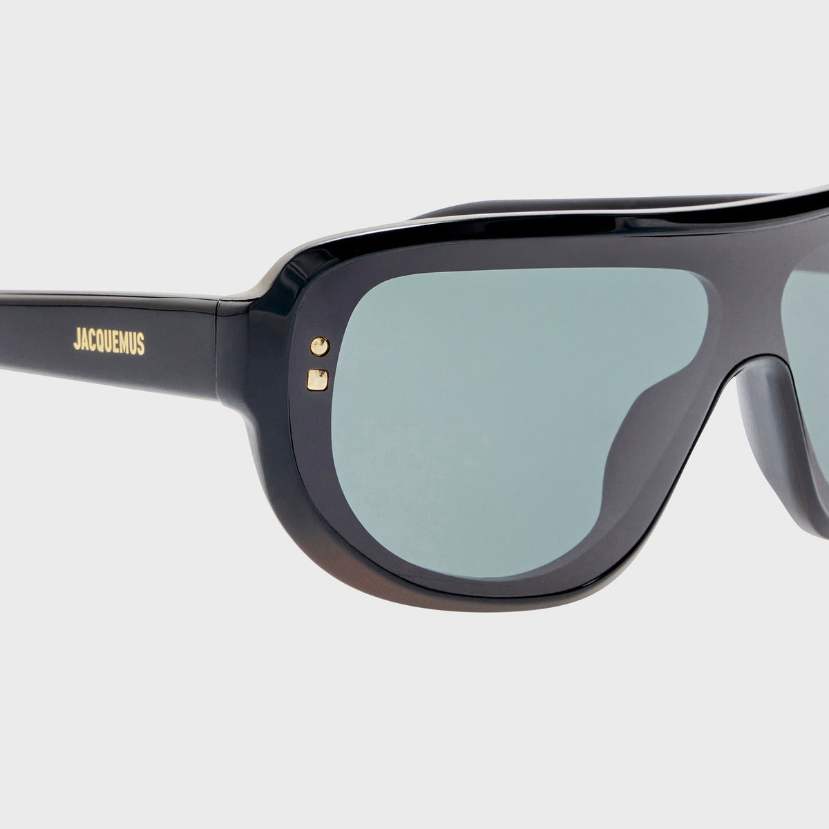Jacquemus Havana Sunglasses - Black / Light Gold / Grey