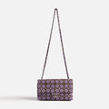 WGACA Chanel Nylon Clover Bag - Brown / Purple