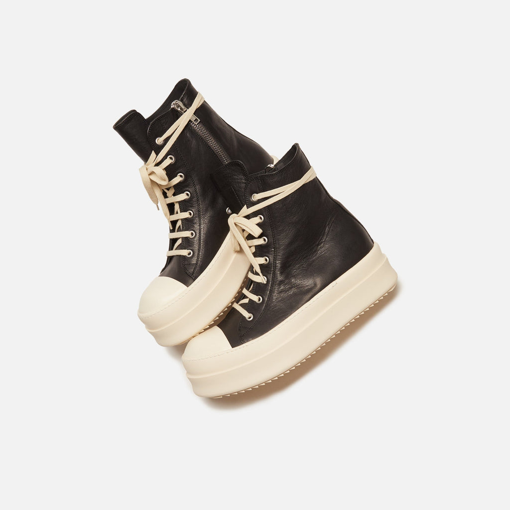Rick Owens Mega Bumper Sneakers - Black / Milk