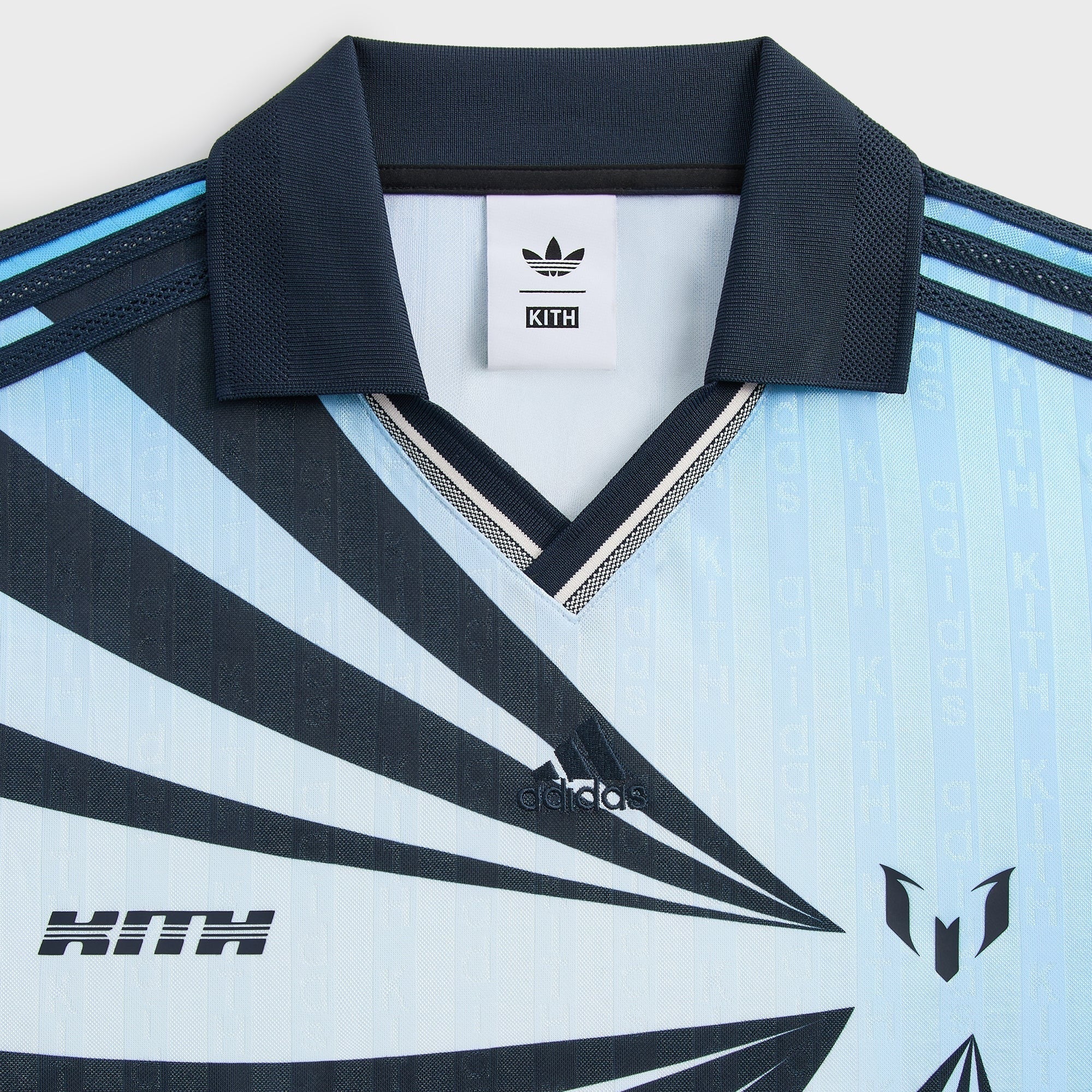 Kith & Messi for adidas Football Blue Goalkeeper Long Sleeve Tee - Blue