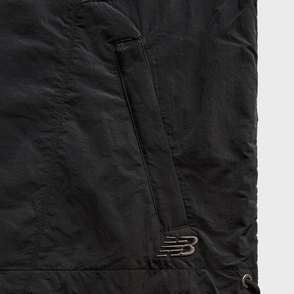 New Balance Grey Nylon Jacket - Black