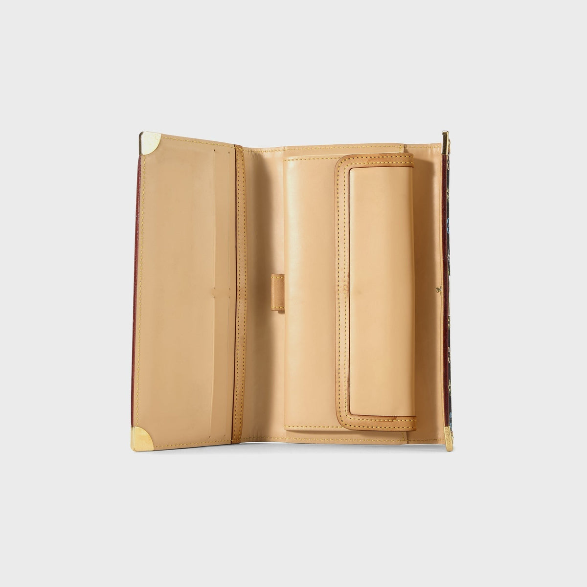 WGACA Louis Vuitton x Takashi Murakami Porte Trésor International Wallet - Black / Multi