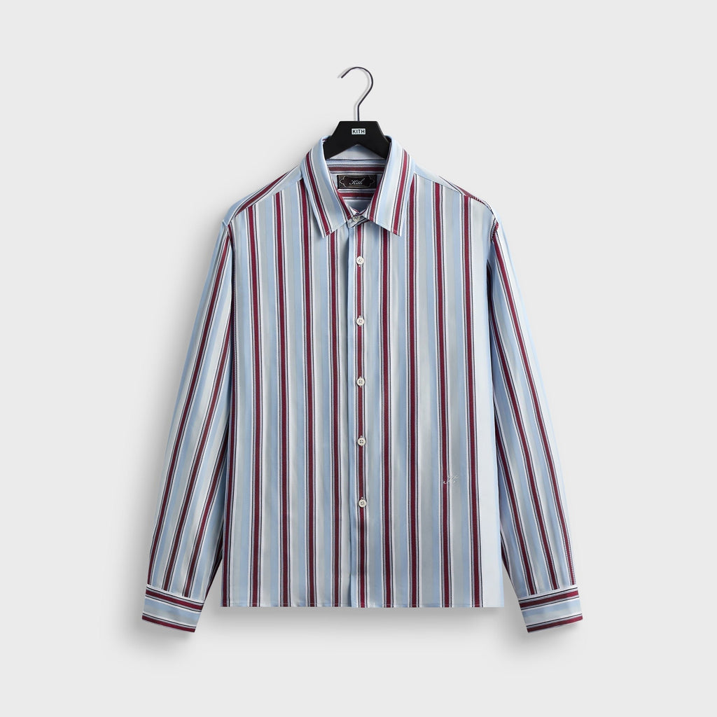 Kith Striped Jacquard Thompson Shirt - Tin